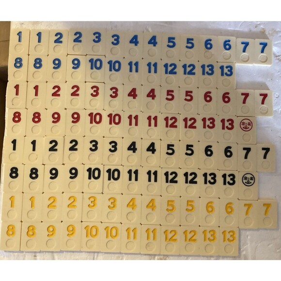 Rummy-O Tile Game Carrying Case Complete Vintage With Lucite Hourglass - Picture 2 of 16